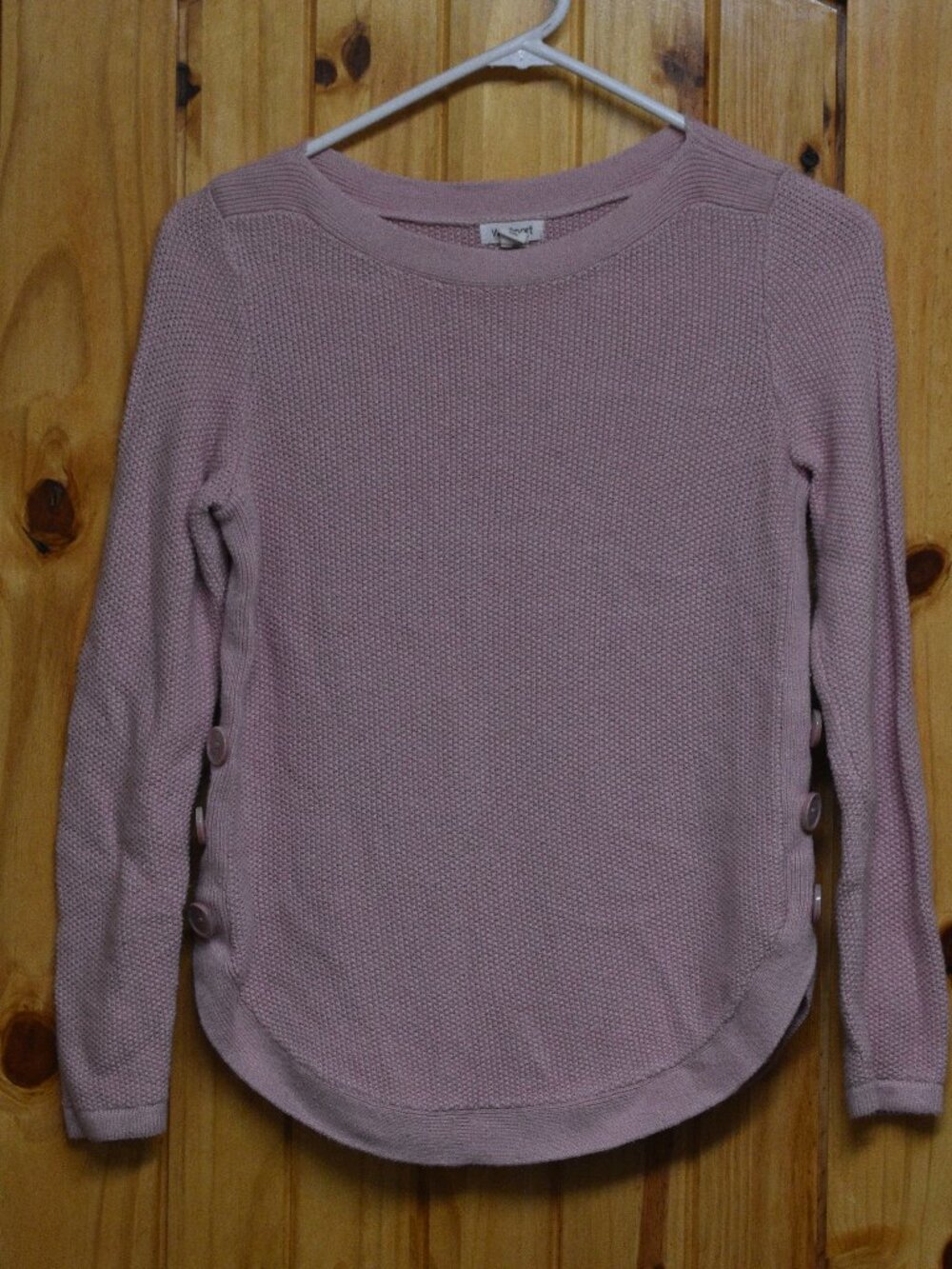 Women's light pink sweater